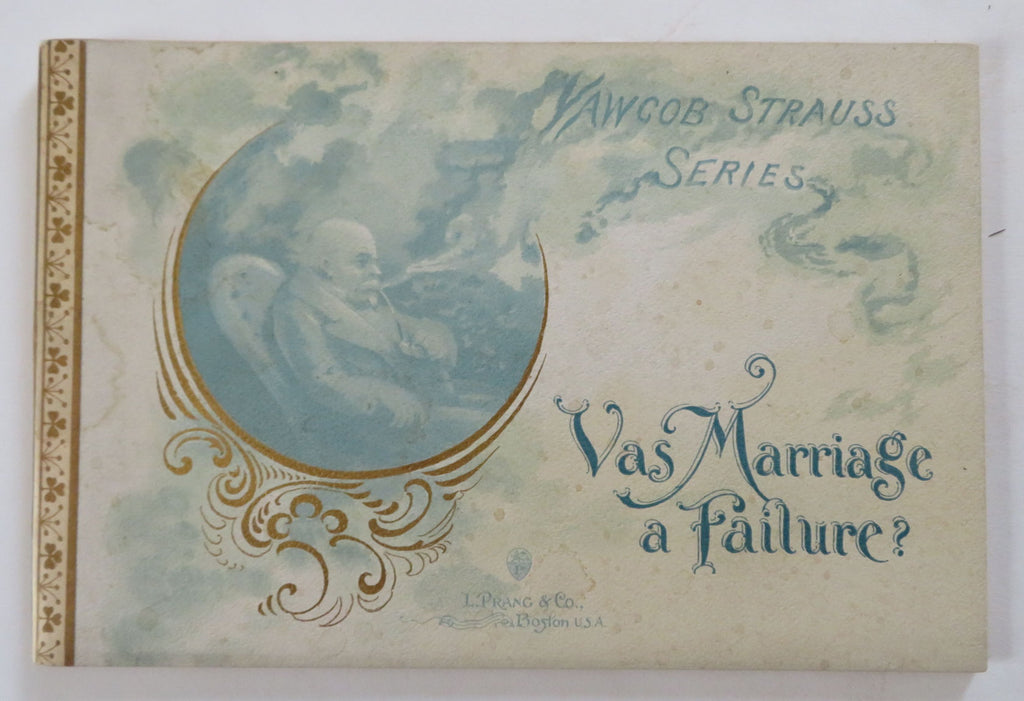 Jacob Strauss Marriage 1894 L. Prang color chromo pictorial promotional book