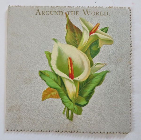 Around the World Promotional Souvenir Album c. 1890 pictorial book