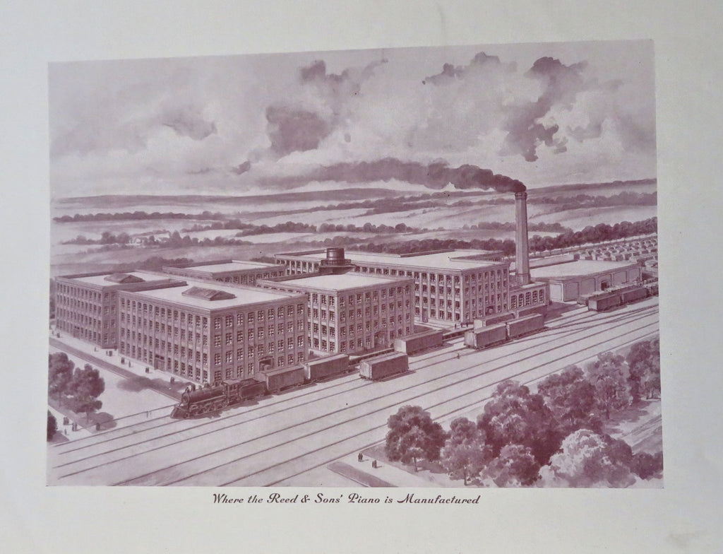 Pianos Trade Catalogue Reed & Sons' 1911 rare pictorial promo advertising book