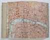 London Street Index & detailed color folding maps 1900 pocket travel guide