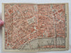 London Street Index & detailed color folding maps 1900 pocket travel guide