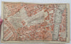 London Street Index & detailed color folding maps 1900 pocket travel guide