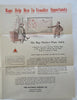 Map Advertising c.1920's National Survey Mail Order rare order form & promo