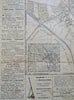 Utrecht Netherlands Tourist City Plan w/ Advertising c. 1900 scarce large map