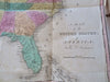 Darby's Universal Gazetteer Geographical Dictionary 1827 book w/ Tanner U.S. map