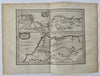 North Africa Mauritania Morocco Algeria Tripoli 1656 Jansen engraved map