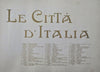 Cities of Italy Tourist Souvenir c. 1910 lovely deluxe pictorial view book