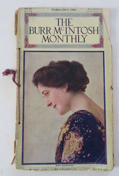 Burr McIntosh Magazine 1908 scarce pictorial magazine Outcault Buster Brown ad