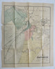 Portsmouth New Hampshire Kittery Maine Naval Shipyard 1890 nice large city map