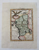 Africa Congo 1719 Nubia Angola Sahara Desert Lake Zaire Guinea Mallet map