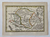 Kingdom of Hungary Budapest Danube Slavonia Transylvania c. 1780 miniature map