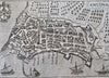 Ancona Italy City Plan Fortifications 1629 Bertelli detailed rare map