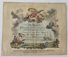 Dury Atlas Allegorical Title Page Cherubs Globe 1761 Engraved Print