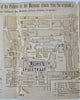 den Haag Hague Netherlands c. 1890 M.J. Visser Photography city plan pocket map