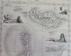 Bermuda Canary Islands Cape Verde Azores Madeira 1850 Tallis decorative map