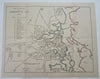 Portsmouth New Hampshire city plan 1925-33 Kimball scarce large detailed map