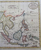 Southeast Asia Mughal Empire India Malaysia Philippines Indonesia 1808 Low map