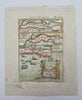 North Africa Biledulgerid Barbary Coast Animals Dragon 1719 decorative map