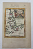 Ottoman Empire Ionian Islands Greece Rhodes Crete Aegean Sea 1683 Mallet Map