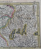 Lombardy Northern Italy Savoy Lakes Region Switzerland 1628 Mercator minor map