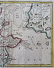 North Holland Netherlands Friesland c. Amsterdam Haarlem 1750 de Lat map