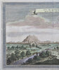 Nanjing China 1748 Qing Empire Landscape View Pagodas Didot engraved print