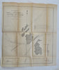 St. Claire River Detroit Michigan Channel Depths 1852 U.S. Coastal Survey Map