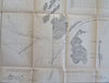 St. Claire River Detroit Michigan Channel Depths 1852 U.S. Coastal Survey Map