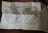 World Geography 8 folding maps 1806 rare book gilt Napoleonic celestial spine