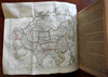 World Geography 8 folding maps 1806 rare book gilt Napoleonic celestial spine