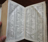 World Geography 8 folding maps 1806 rare book gilt Napoleonic celestial spine