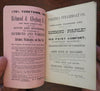 Virginia James River boat Tourist 1881 rare Guide w/ folding map views images