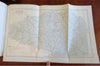 Himalayas Tibet Geology 1908 Hayden significant map w/ rare Calcutta imprint