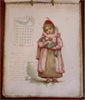 Nister Calendar 1893 Children of Year rare chromolithographed Dutton 12 sheets