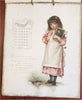 Nister Calendar 1893 Children of Year rare chromolithographed Dutton 12 sheets