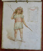 Nister Calendar 1893 Children of Year rare chromolithographed Dutton 12 sheets