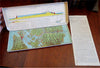 Panama Canal 3-D raised relief map c. 1912 novelty map in original box w/ sheet