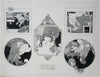 Advertising Commercial art work 1919 rare suite of 50 plates poster art book