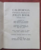 California Games Jolly Book 1917 LA rare Christian Party Socials food booklet