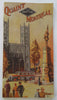 Quaint Montreal Tourist Sightseeing Info c. 1920's Gray Line pictorial brochure