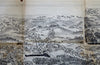 Hingham Massachusetts 1885 Poole Town birds-eye view fantastic detailed! rare