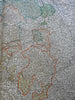 Austrian Netherlands Catholic Provinces Belgium c.1730 Homann decorative map