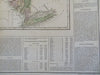 New York state map 1825 Buchon French Carey & Lea climate history government