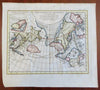 NW America Admiral de Fonte discoveries Mer de l'Ouest 1752 de L'Isle wow map