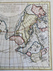 NW America Admiral de Fonte discoveries Mer de l'Ouest 1752 de L'Isle wow map
