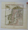 Scandinavia Iceland Faroe 1761 map Buache DeLisle Sweden Denmark Norway Finland