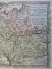 Germany Bohemia 1761 map Holy Roman Empire United Provinces by Buache & DeLisle