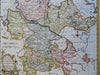 Germany Bremen Circle of Lower Saxony Holy Roman Empire 1762 fine Kitchin map