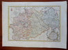 Germany Circle of Upper Saxony Holy Roman Empire 1762 Kitchin decorative map