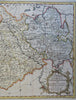 Germany Circle of Upper Saxony Holy Roman Empire 1762 Kitchin decorative map